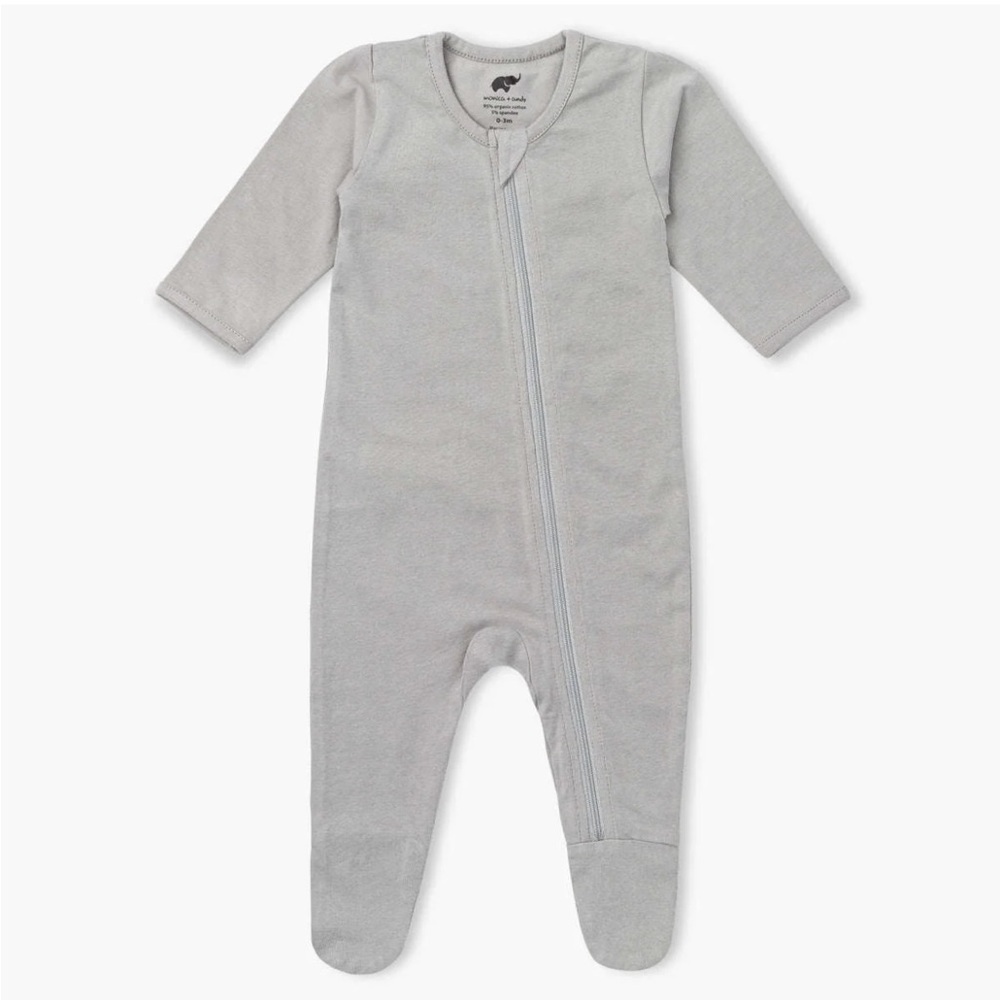 Monica & Andy Zippered Footie Pajama